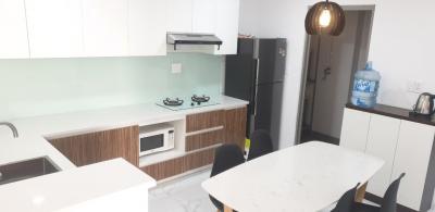 Happy Residence apartment for rent in PMH, District 7, 97m2, 03PN 02WC, very nice furniture, nice house, price 23 million/month.